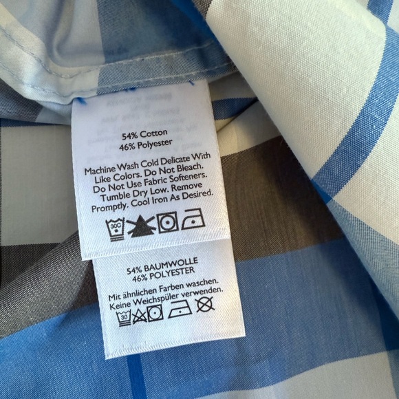 Eddie Bauer NWT Men’s Travex On The Go Poplin Plaid FreeDry Shirt - Picture 5 of 9